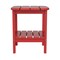 Flash Furniture Red 2 Tier Adirondack Style Patio Side Table LE-HMP-1035-1517H-RD-GG - alternate 5